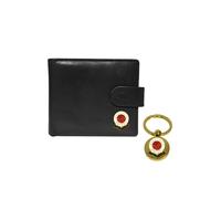 Knight Football Black Leather Wallet and Keyring Sheffield U
