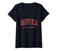 Sheffield United Kingdom City V-Neck T-Shirt