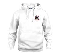 Sheffield Utd. 1960-1970s Retro Football Hoodie Embroidered Logo White