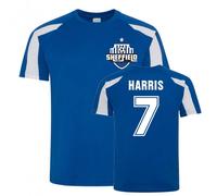 Sheffield Wednesday FC Junior Kadeem Harris Sports Training Jersey in Blue | Size: 9-11 Years Sheffield Wednesday FC Blue 9-11 Years