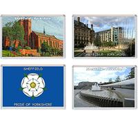 Sheffield - Yorkshire - 4 PACK - Jumbo Fridge Magnet/Magnets