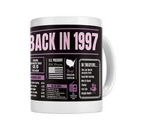 Shefine 26th Birthday Decorations - Back in 1997 Coffee Mug, 11Oz Gift for Women Men Friends Coworker, 26 Years Old
