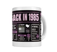 shefine 38th Birthday Decorations Gifts - Back In 1985 Coffee Mug, 38th Birthday Decorations for Women Gifts, 38 Years Old Birthday Gifts Coffee Mug for Men Women Friends Coworker - 11Oz