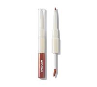 SHEGLAM 2-In-1 Lip Rules Liner & Gloss Pen Long Lasting Plumping Perfect Lip Combo Makeup Set-Golden Rule