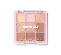 SHEGLAM Eyeshadow Palette 9-Color Ultra-pigmented Shimmer & Matte Shades, Vegan & Cruelty-free-Just Blushed