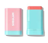 SHEGLAM Glass Glow Blush Stick Cream for Cheek and Lip, Waterproof Hydrating Tinted Solid Moisturizer Blendable Natural Grow Nude Face Blush Makeup-Stunner