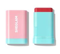 SHEGLAM Glass Glow Blush Stick Cream for Cheek and Lip, Waterproof Hydrating Tinted Solid Moisturizer Blendable Natural Grow Nude Face Blush Makeup-Cherry Express