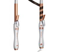 SHEGLAM Rotating Curling Iron, Curl Cycle, 25mm Automatic Curling Wand for Long Hair, Get Effortless Beach Waves with Self Spinning Barrel up to 220°C with Home Button, Dual Voltage