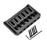 SHEGNSUI 52.5mm Fixed Hardtail Bridge Non-tremolo Electric Guitar Bridge for 6 String Fender Stratocaster Tele