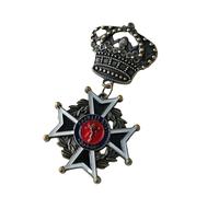 SHEGOTO Antique Enthusiast Badge Historical Value Collectible Emblems Badge Metal Pin for Clothes Decoration