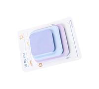 SHEGOTO Lovely Sticky Notes Simple Memos Pad Aesthetic Sticky Note Colorful Notepads School Supplies for Student Teacher