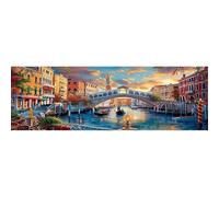 SHEGZHUC 110 x 50 cm Diamond Painting Italy Landscape Venice City Bridge Art Embroidery Cross Stitch Gift Wall Decoration
