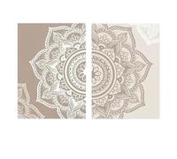 SHEGZHUC 30 x 40 cm 2 Pack Diamond Painting Mandala Diamond Painting Pictures Adult Mandala Diamond Painting Mandala Half Diamond Painting Art Embroidery Cross Stitch Pictures Gift Wall Decoration