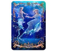 SHEGZHUC 30 x 40 cm Diamond Painting Zodiac Pisces Fish Diamond Painting Art Embroidery Cross Stitch Pictures Gift Wall Decoration