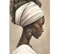 SHEGZHUC Diamond Painting Square 40 x 50 cm Woman with Hat Adult Mosaic Diamond Painting Art Gift Wall Decoration
