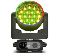 SHEHDS 19x15W Moving Head Light LED RGBW 4in1 Beam/Wash/Zoom Effect Stage Lights Professional DMX Control for Party Chrismas Disco and Nightclub