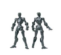 Sheik Mainland 3MIN-A Assaulter Black 1/18 Scale Action Figure Set (2 Figures/Box), 3.75 inches Tall. Collector's Model for Ages 15+