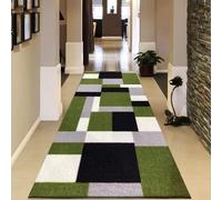 SHEIKH'S TRIPLET Runner Rug Washable Non-Slip Carpet 80 x 150 cm Heavy Duty Long Hallway Carpet Runner Machine Washable, Living Room, Kitchen and Bedroom Anti-slip Floor Mat