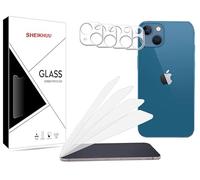 sheikhuu [ 8-pack ] Screen Protector for iphone 13, 6.1 inch, with camera lens protector, ultra HD Clarity, Anti Scratch,LIFE TIME SUPPORT.