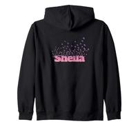 SHEILA - Adorable girl name with Birds Zip Hoodie