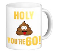 Sheinly 60th Birthday Gift for Men Women, Funny Gag Novelty 60th Gift for Dad Mum Husband Wife Bestie Friend Uncle Brother Coworker 11oz Coffee Mug
