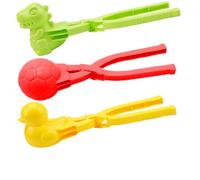 Sheinly Snowball Maker Toys Boys Snowball Mold Maker Kids Snowball Maker Clips Girls Dinosaur Duck Football Shape Outdoor Winter Snowball Fight Maker Tool Clip Xmas Stocking Fillers