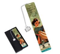 Shejdgart Metal Funny Bookmark Gifts - I Dont Watch I Read It Bookmarks for Reading Women, Spicy Fun Book Marks for Book Lovers, Halloween Christmas Birthday Books Club Gifts for Friends Coworker
