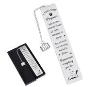 Shejdgart Professor Bookmark Gifts from Students - Appreciation Thank You Gift for Professor, Teacher's Day Leaving Going Away Retirement Birthday Appreciation Present for Teachers