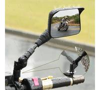 SHEJISI Motorcycle Mirrors,ATV Mirrors (2Pack) with Impact Resistance,Anti-glare with Rainproof,with7/8" Handlebar Mounts,Motorcycle Mirrors for Handlebars fit Suzuki,Honda,Grom,Yamaha,Kawasaki,Ducati