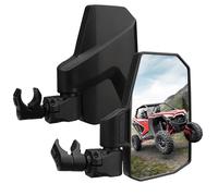SHEJISI UTV Side Mirrors，for 1.5"-2.0" Roll Cage,Compatible with Polaris RZR,Can Am Maverick,Honda Pioneer SXS,Kawasaki Mule