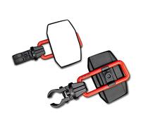 SHEJISI UTV Side Mirrors for 1.65"-2" Roll Cage, Aluminum Solid Bracket,2022 New UTV Mirrors,Adjustable Satisfactory Viewing Angle Compatible with Polaris RZR,Can Am,Kawasaki Mule,Honda Pioneer SXS