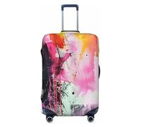 shejzhn Luggage Cover Protector-Suitcase Covers For Luggage, Dual-Sided Print, Dust & Scratch Protection, Perfect For Travel And Business Trips East-West Fusion