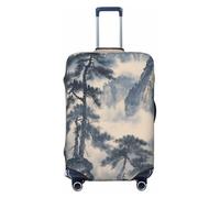 shejzhn Luggage Cover Protector-Suitcase Covers for Luggage, Dust & Scratch Protection, Perfect for Travel and Business Trips Song Tao, Black, X-Large