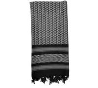 SheKaf Shemagh Scarf Men - Women/Cotton Military Keffiyeh Arafat Tactical Desert Head Wrap Valentines day gift for him & her, Grey Jaquard New, Large