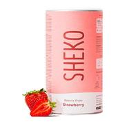 SHEKO Strawberry Strawberry Meal Replacement Shake, 25 Shakes per Can, Protein-Rich, Gluten-Free & Natural Flavour, Diet Shakes for Weight Loss