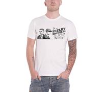 Official T Shirt Peaky Blinders Shelby Brothers 'Landscape Logo' White L