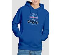 Shelby Carroll Daytona Coupe Circle Logo Hoodie, Royal | Size: XL Shelby Royal XL