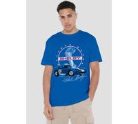 Shelby Carroll Daytona Coupe Circle Logo T-Shirt, Royal in Blue | Size: 3XL Shelby Blue 3XL