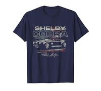 Shelby Cobra 1965 Est 1962 T-Shirt, Men, Navy Blue, Medium