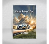 Shelby Cobra Father's Day Card for Stepdad -British-American AC Cobra 427 Muscle Sports Car Card - Classic Sports Car: Stepdad Father's Day Card (Size A5)