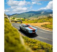 Shelby GT350 Mustang Gulf Edition Scalextric Muscle Car Racing Model 1:32 Scale