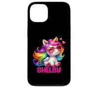 Shelby Personalized Name Colorful Unicorn Women Girls Case for iPhone 13