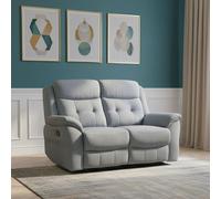 Shelby Recliner Sofa - 2 Seater - Grey Fabric