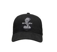 Shelby Super Snake Black Hat | Officialy Licensed Shelby® Product | One-Size Fits All | Adjustable Hook/Loop Closure, Black, Large