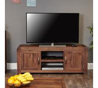Shelby Walnut 2 Door TV Cabinet