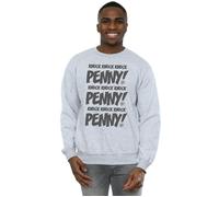 Sheldon Knock Knock Penny Sweatshirt The Big Bang Theory Grey L
