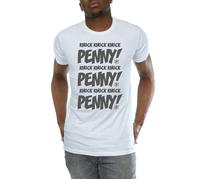 Sheldon Knock Knock Penny T-Shirt The Big Bang Theory White XXXL
