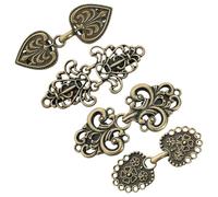 SHELEMB Vintage Sweater Clip Shawl Clip Cardigan Clip Brooch Pin, Dress Shirt Clip,for Women, Girls, Bronze, Clip