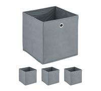 Shelf basket Foldable Fabric Box Toy Storage Containers Lightweight Light Grey