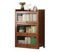 Shelf Bookcase with Cabinet for Organizing Music, Movies, Video Games, and Memorabilia - Perfect Storage Solution for Collectors